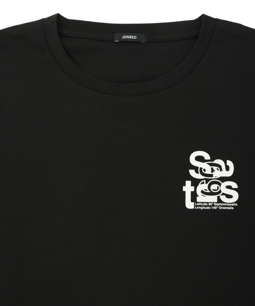 JUNRED(ジュンレッド)の「フェードコットンプリントT(Tシャツ/カットソー・メンズ・ブルー/ホワイト/ブラック・L/M/S)」の19枚目の写真