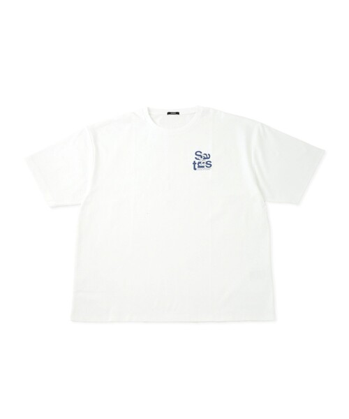 JUNRED(ジュンレッド)の「フェードコットンプリントT(Tシャツ/カットソー・メンズ・ブルー/ホワイト/ブラック・L/M/S)」の10枚目の写真