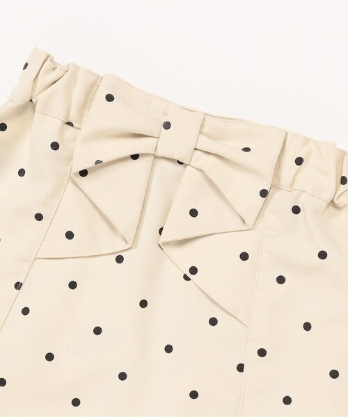 apres les cours（アプレレクール）の「【ジュニア対応】バックリボン2WAYスカート（スカート・キッズ・ブラック/ドット・130/140/80/90/100/110/120）」の13枚目の写真