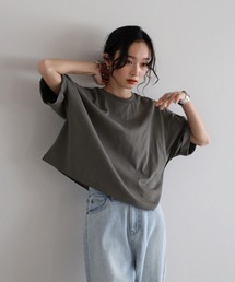 【汗染み防止】ロールアップスリーブTシャツ