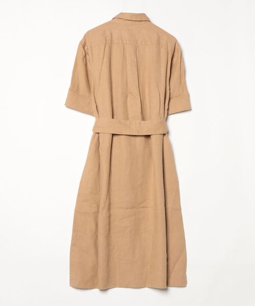 【美品】LAUREN Ralph Lauren リネン100% シャツワンピース セール】リネン シャツドレス（シャツワンピース）｜LAUREN