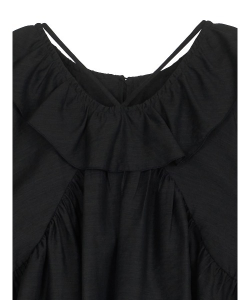 Ameri(アメリ)の「<ZOZOTOWN限定>2WAY PEPLUM FRILL BLOUSE(シャツ/ブラウス・レディース・アイボリー/ブラック/ライム・FREE)」の14枚目の写真