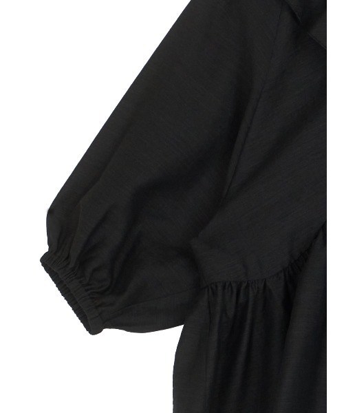 AMERI アメリ　2way dot sleeve blouse ブラウス　黒 Ameri（アメリ）の「2WAY DOT SLEEVE BLOUSE（シャツ/ブラウス