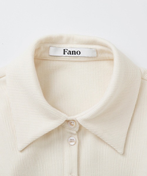 【新品タグ付き】fano studios ポロカラー バルーンミニワンピース ポロカラー バルーンミニワンピース FX25L077【Fano Studios