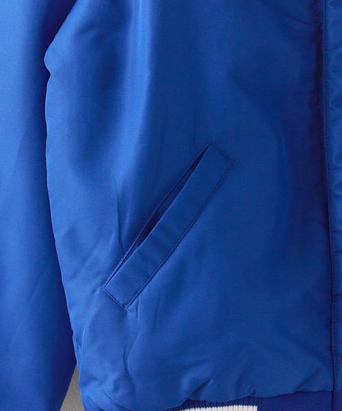 MLB（メジャーリーグベースボール）の「JH Design/ジェイエイチデザイン LOS ANGELS DOGERS REVERSIBLE VARSITY JACKET ロサンゼルス ドジャース リバーシブル スタジャン（スタジャン・メンズ・ロイヤルブルー・XL）」の4枚目の写真