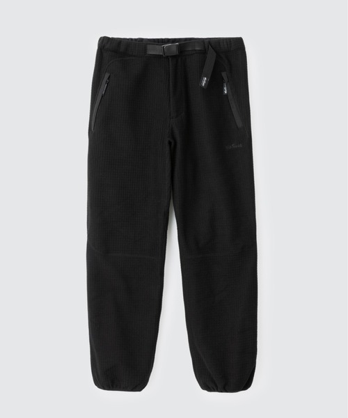 WILD THINGS(ワイルドシングス)の「グリッド フリースパンツ│GRID FLEECE PANTS(その他パンツ・メンズ・ブラック/ダークグレー/ネイビー・XL/L/M/S)」の2枚目の写真