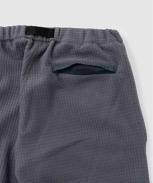 WILD THINGS(ワイルドシングス)の「グリッド フリースパンツ│GRID FLEECE PANTS(その他パンツ・メンズ・ブラック/ダークグレー/ネイビー・XL/L/M/S)」の4枚目の写真
