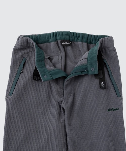 WILD THINGS(ワイルドシングス)の「グリッド フリースパンツ│GRID FLEECE PANTS(その他パンツ・メンズ・ブラック/ダークグレー/ネイビー・XL/L/M/S)」の6枚目の写真