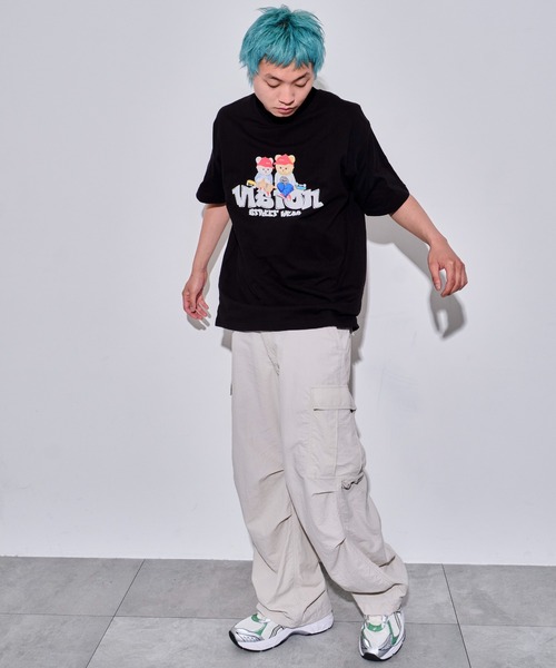 VISION STREET WEAR（ヴィジョンストリートウェア）の「∴WEGO/VISION別注ベアグラフィックT（Tシャツ/カットソー・メンズ・ホワイト/ブラック・MEDIUM/LARGE）」の7枚目の写真