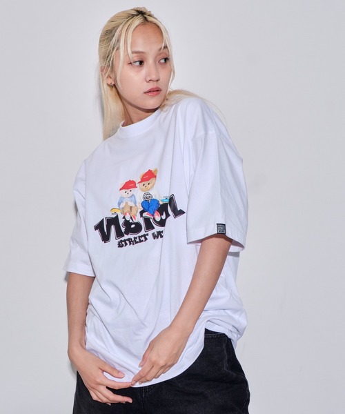 VISION STREET WEAR（ヴィジョンストリートウェア）の「∴WEGO/VISION別注ベアグラフィックT（Tシャツ/カットソー・メンズ・ホワイト/ブラック・MEDIUM/LARGE）」の18枚目の写真