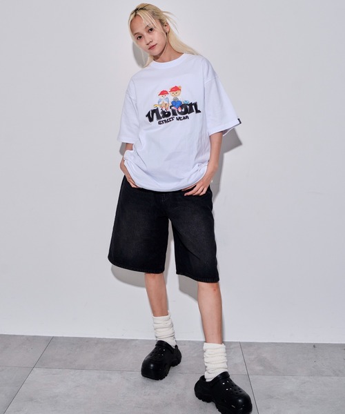 VISION STREET WEAR（ヴィジョンストリートウェア）の「∴WEGO/VISION別注ベアグラフィックT（Tシャツ/カットソー・メンズ・ホワイト/ブラック・MEDIUM/LARGE）」の19枚目の写真