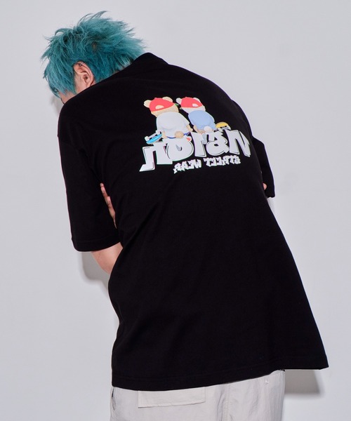 VISION STREET WEAR（ヴィジョンストリートウェア）の「∴WEGO/VISION別注ベアグラフィックT（Tシャツ/カットソー・メンズ・ホワイト/ブラック・MEDIUM/LARGE）」の22枚目の写真