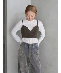 Ungrid | ハイツイストシアーロングスリーブTee(Tシャツ/カットソー)