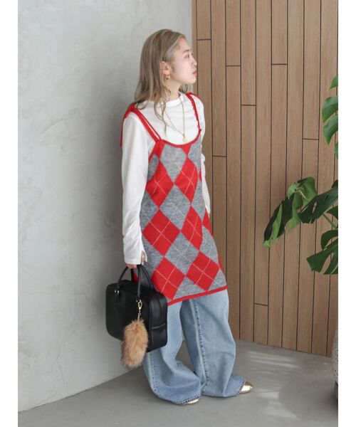 Ungrid（アングリッド）の「ハイツイストシアーロングスリーブTee（Tシャツ/カットソー・レディース・ターコイズブルー/オフホワイト/レッド/ブラック/イエロー・FREE）」の22枚目の写真