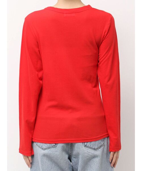 Ungrid（アングリッド）の「ハイツイストシアーロングスリーブTee（Tシャツ/カットソー・レディース・ターコイズブルー/オフホワイト/レッド/ブラック/イエロー・FREE）」の7枚目の写真