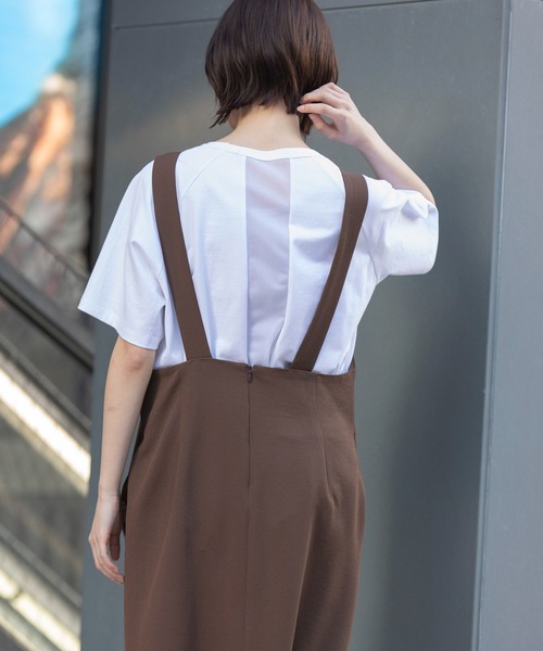 Munich（ミューニック）の「【UVカット】【接触冷感】【吸水・速乾性】ストレッチドビージャンパースカート（ジャンパースカート・レディース・ブラウン/カーキ/ブラック・M/S）」の19枚目の写真