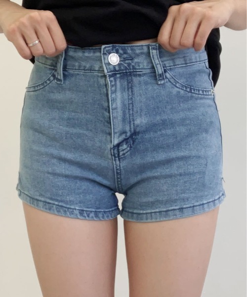 セール】ハート ショート デニム パンツ（デニムパンツ