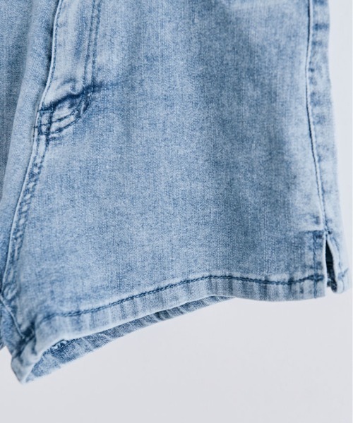 kirakiraShop(キラキラショップ)の「ハート ショート デニム パンツ(デニムパンツ・レディース・ダークグレー/ブルー/ブラック/ライトブルー・S/M/L)」の18枚目の写真