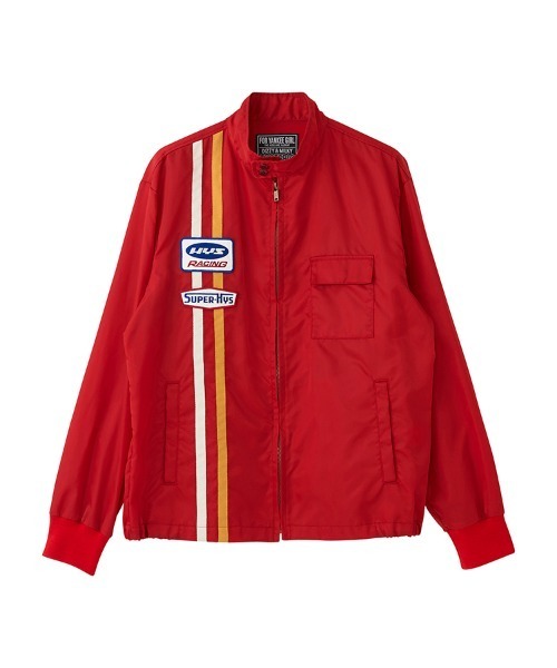 「HYSTERIC GLAMOUR」 ナイロンブルゾン LARGE ネイビー メンズ HYSTERIC GLAMOUR(ヒステリックグラマー) ⁄ ナイロンジャケット⁄S