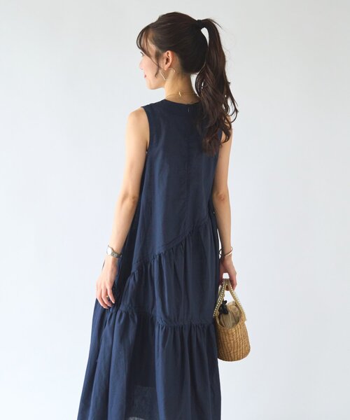 Lure you in アシンメトリーリボンワンピース soda ASYMMETRY RIBBON DRESS | Puff designs パフデザインズ