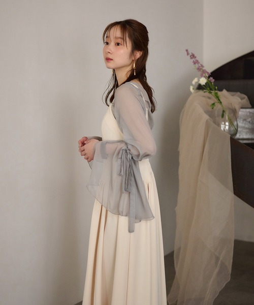 セール】2way sleeve corset onepiece / 2wayスリーブコルセット