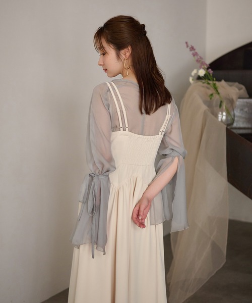 セール】2way sleeve corset onepiece / 2wayスリーブコルセット