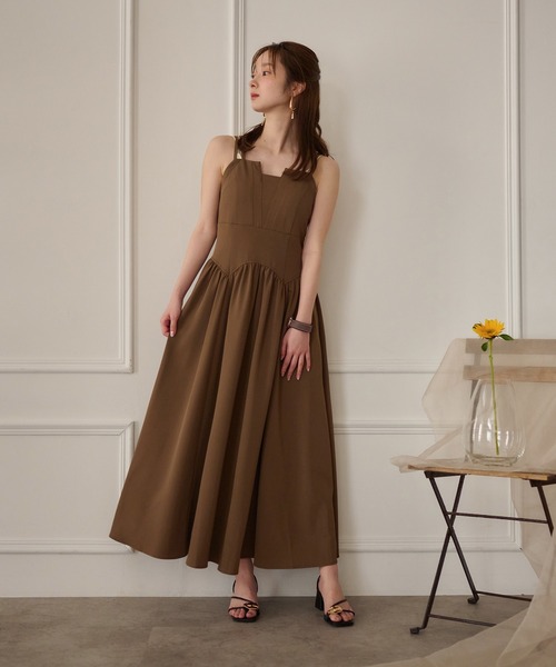 セール】2way sleeve corset onepiece / 2wayスリーブコルセット