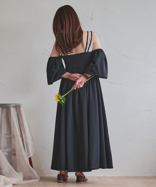 セール】2way sleeve corset onepiece / 2wayスリーブコルセット