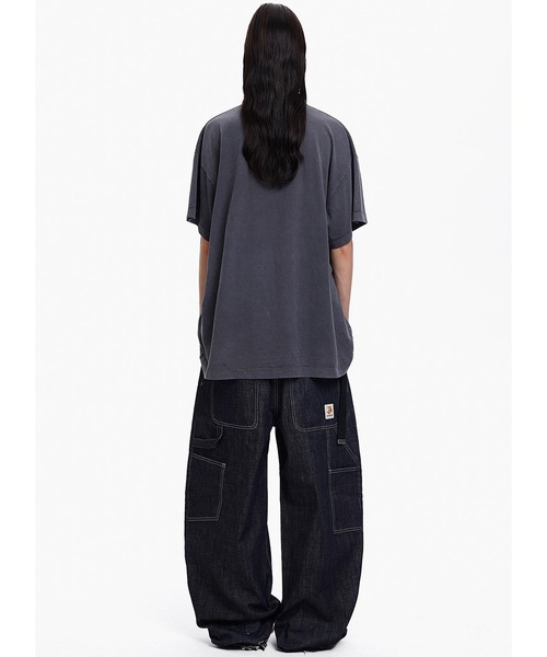 MASONPRINCE バギーデニム セール】ルーズフィット レトロブルー デニムパンツ NZK6235