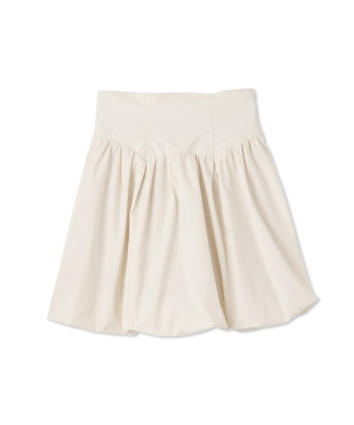 QUEENS COURT（クイーンズコート）の「バルーンショートスカート≪手洗い可能≫（スカート・レディース・オフホワイト/ネイビー・M）」の4枚目の写真