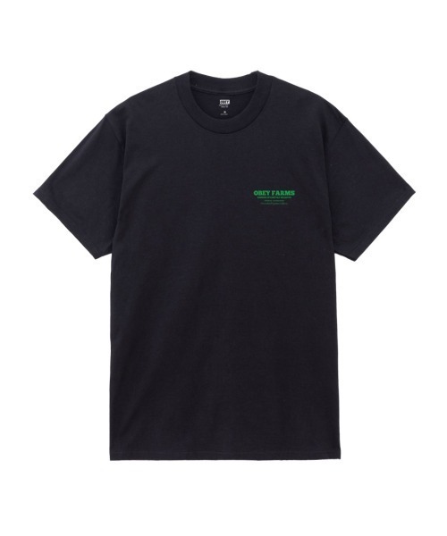 OBEY（オベイ）の「OBEY FARMS CLASSIC T-SHIRT（オベイ ファーム クラシックTシャツ）（Tシャツ/カットソー・メンズ・ペールイエロー/ホワイト/ブラック系・X-LARGE/LARGE/MEDIUM）」の5枚目の写真