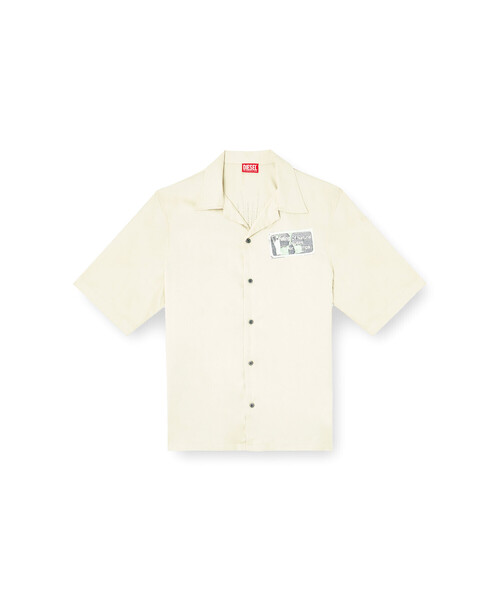 DIESEL(ディーゼル)の「メンズ 半袖シャツ S-BRACK-B-EPBR(シャツ/ブラウス・メンズ・ベージュ・44/48/46/52/50/54)」の5枚目の写真