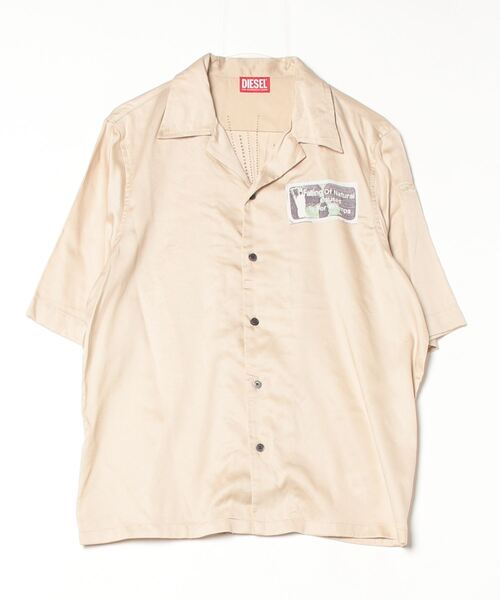 DIESEL(ディーゼル)の「メンズ 半袖シャツ S-BRACK-B-EPBR(シャツ/ブラウス・メンズ・ベージュ・44/48/46/52/50/54)」の4枚目の写真