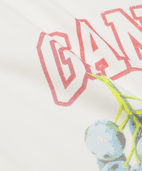 GANNI（ガニー）の「Basic Cotton Jersey Grapes Relaxed T-shirt（Tシャツ/カットソー・レディース・ホワイト系その他・M/L/XS/S）」の4枚目の写真