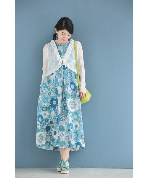 cawaii（カワイイ）の「Xラインフリルの短丈カーディガン（カーディガン/ボレロ・レディース・ホワイト/ブラック・FREE）」の16枚目の写真