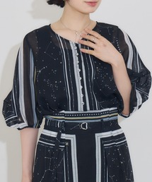 【KATHARINE ROSS】キャサリンロススタープリントブラウス