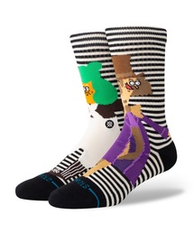 STANCE（スタンス）の「【STANCE/スタンス】WILLY WONKA BY JAY HOWELL(ウィリーウォンカ バイ ジェイ・ハウエル）コラボモデル　クルーソックス　　OOMPA LOOMPA（ソックス/靴下・メンズ）」