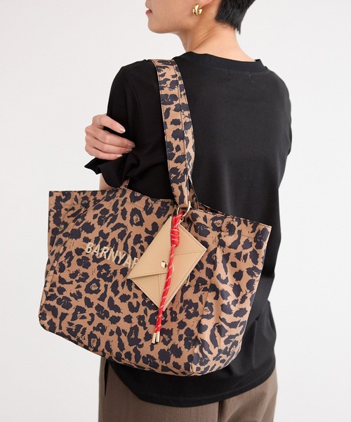 BARNYARDSTORM(バンヤードストーム)の「BARNYARDSTORM / BY刺繍トートSサイズ【WEB限定】(トートバッグ・レディース・ダークブラウン/チャコール/ゼブラ・FREE)」の2枚目の写真