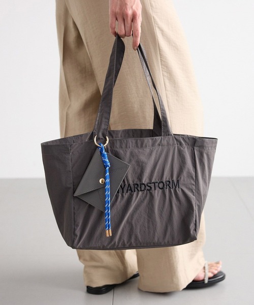 BARNYARDSTORM(バンヤードストーム)の「BARNYARDSTORM / BY刺繍トートSサイズ【WEB限定】(トートバッグ・レディース・ダークブラウン/チャコール/ゼブラ・FREE)」の10枚目の写真