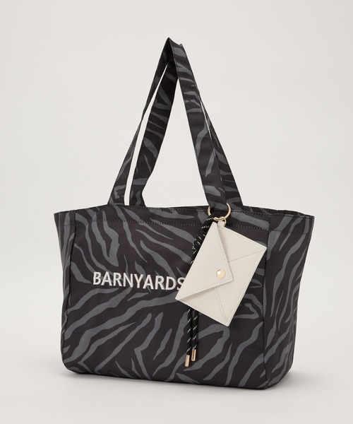 BARNYARDSTORM(バンヤードストーム)の「BARNYARDSTORM / BY刺繍トートSサイズ【WEB限定】(トートバッグ・レディース・ダークブラウン/チャコール/ゼブラ・FREE)」の14枚目の写真