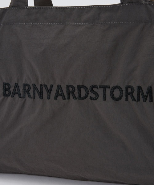 BARNYARDSTORM(バンヤードストーム)の「BARNYARDSTORM / BY刺繍トートSサイズ【WEB限定】(トートバッグ・レディース・ダークブラウン/チャコール/ゼブラ・FREE)」の21枚目の写真