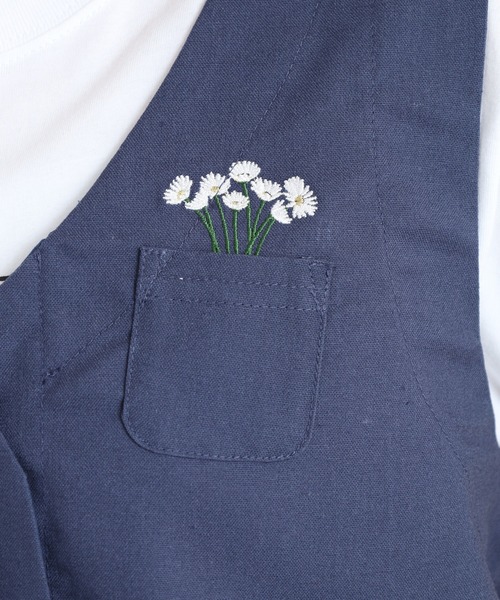 Quelle Chance(ケルシャンス)の「ワンポイント刺繍ベスト(ベスト・レディース・ベージュ/ネイビー/モカ・M/L)」の21枚目の写真