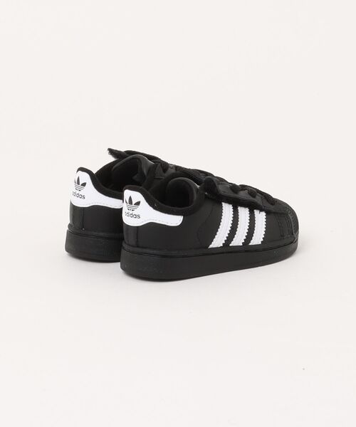 adidas（アディダス）の「ADIDAS アディダス 12-16 SST II CF EL I スーパースター II CF EL IH6403 CORE/FTWR/CORE（スニーカー・キッズ・ブラック・12/13/14/15 /16）」の2枚目の写真