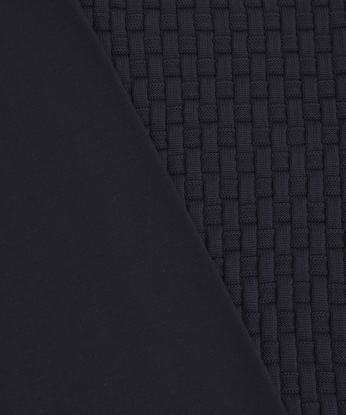 MEN'S BIGI(メンズビギ)の「ニットコンビ モックネック長袖Tシャツ(Tシャツ/カットソー・メンズ・ブラウン/ホワイト/ネイビー・02/03/04/01)」の7枚目の写真