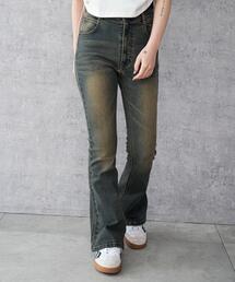 WEGO | WEGO/【25年春夏新作】ストレッチフレアデニムパンツ(デニムパンツ)