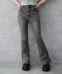 WEGO | WEGO/【25年春夏新作】ストレッチフレアデニムパンツ(デニムパンツ)