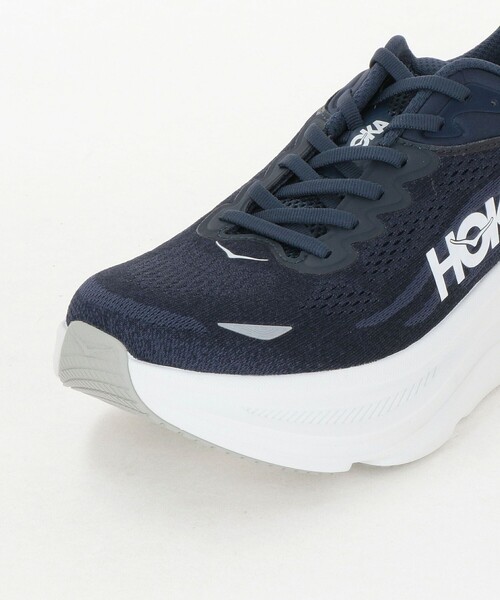 HOKA(ホカ)の「<HOKA>ボンダイ 9 スニーカー(スニーカー・メンズ・ブラック/ネイビー・11/7/9/8/10)」の3枚目の写真