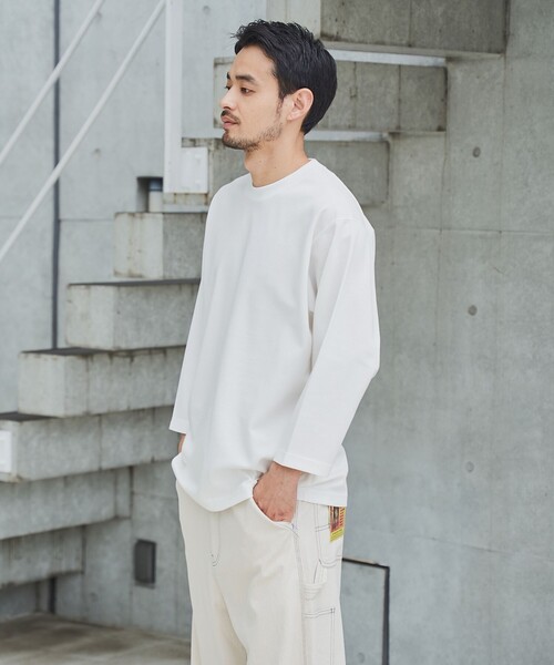 coen(コーエン)の「クリーンプラス7分袖Tシャツ【抗菌防臭・防汚(食品汚れ)・UVカット】(Tシャツ/カットソー・メンズ・ブラック/ホワイト/ベージュ/ネイビー・L/XL/S/M)」の11枚目の写真