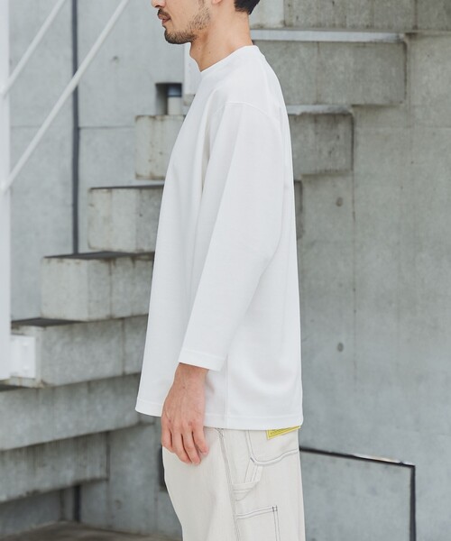 coen(コーエン)の「クリーンプラス7分袖Tシャツ【抗菌防臭・防汚(食品汚れ)・UVカット】(Tシャツ/カットソー・メンズ・ブラック/ホワイト/ベージュ/ネイビー・L/XL/S/M)」の13枚目の写真