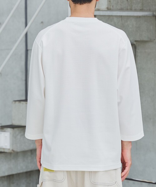 coen(コーエン)の「クリーンプラス7分袖Tシャツ【抗菌防臭・防汚(食品汚れ)・UVカット】(Tシャツ/カットソー・メンズ・ブラック/ホワイト/ベージュ/ネイビー・L/XL/S/M)」の22枚目の写真